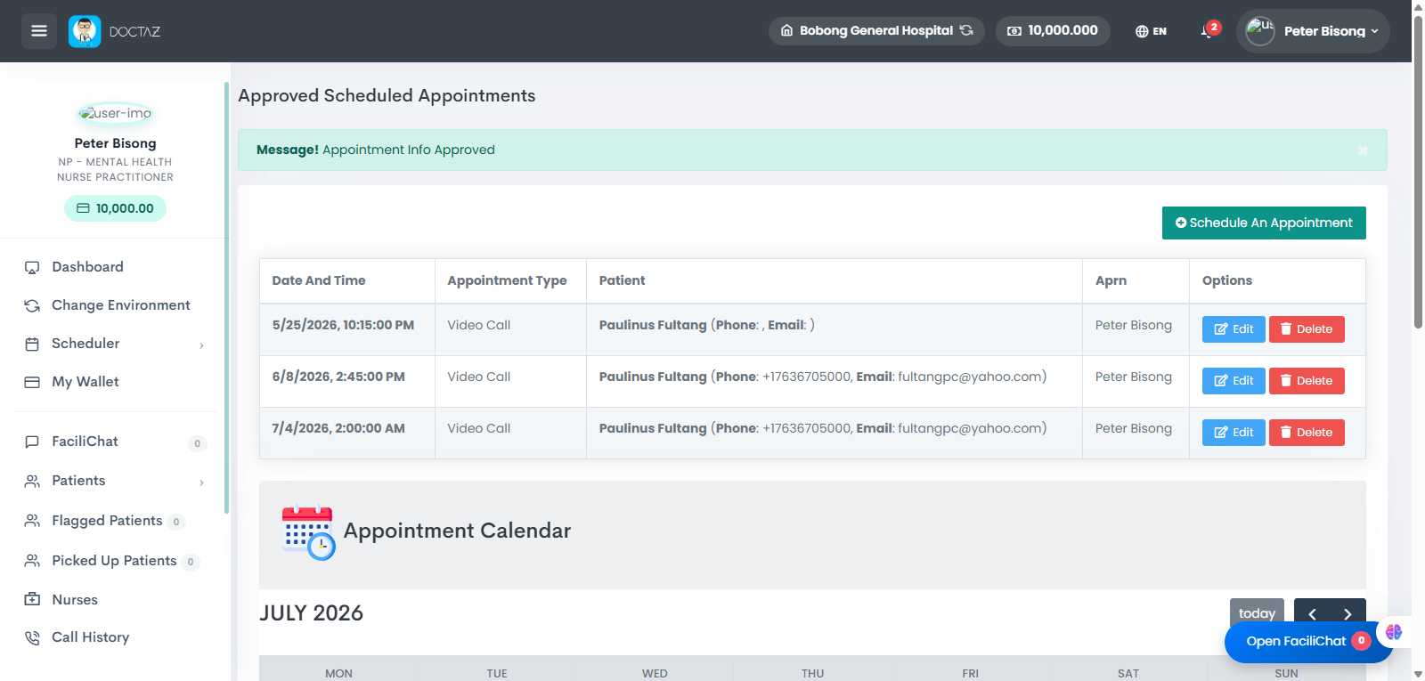 Appointment Successfully Scheduled
