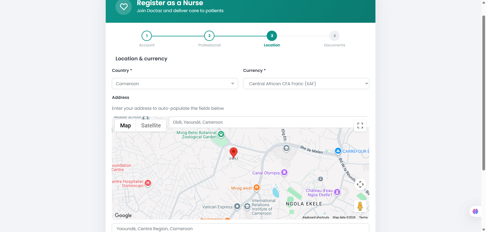 Provide Location Information