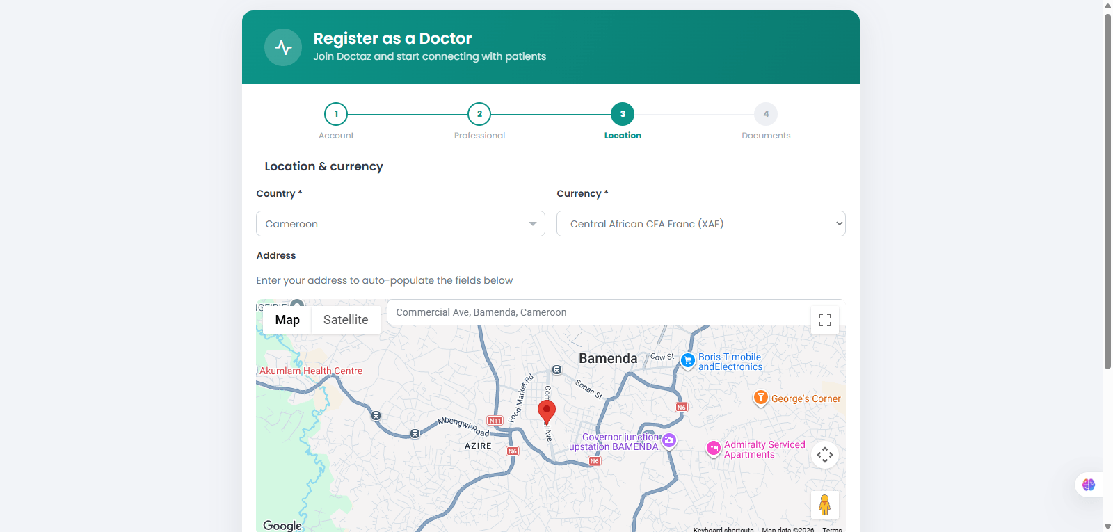 Provide Location Information