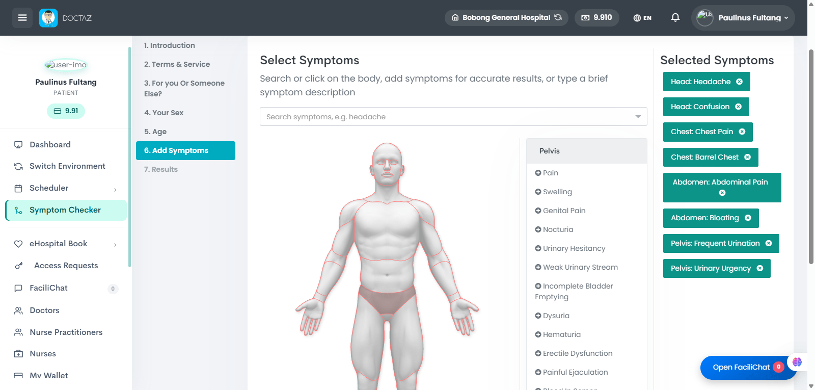 Add Symptoms