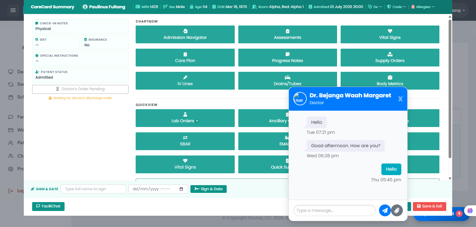 View or Start Conversation