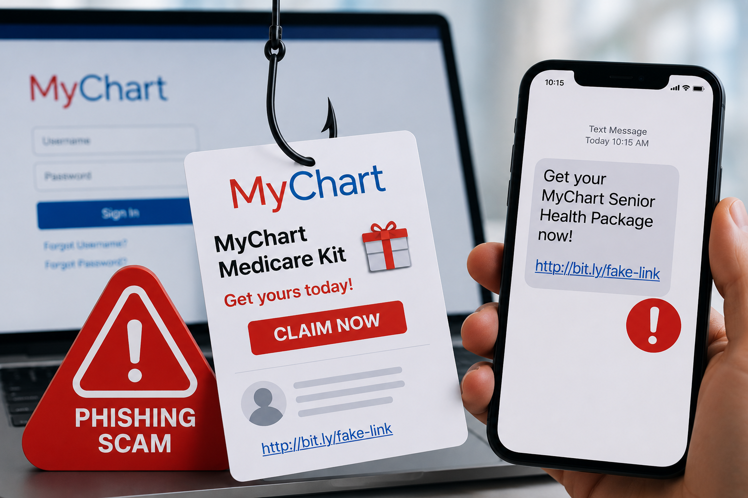 Hospitals Warn Patients About MyChart Phishing Scam